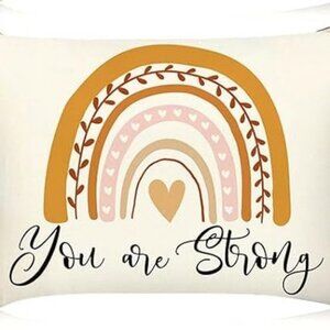 Buy One Get One Free, Boho Rainbow Cosmetic Bag Inspiration Canvas Makeup Bag